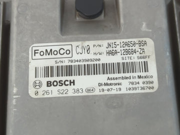 2018-2021 Ford Ecosport PCM Engine Control Computer ECU ECM PCU OEM P/N:HA6A-12B684-ZA GN15-12A650-BSA Fits OEM Used Auto Parts