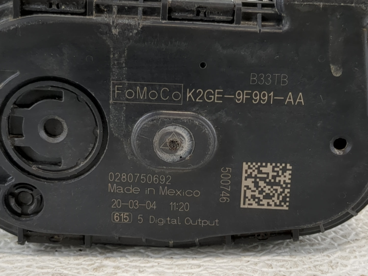 2019-2020 Ford Edge Throttle Body P/N:K2GE-9F991-AA Fits Fits 2019 2020 2021 2022 OEM Used Auto Parts - Oemusedautoparts1.co