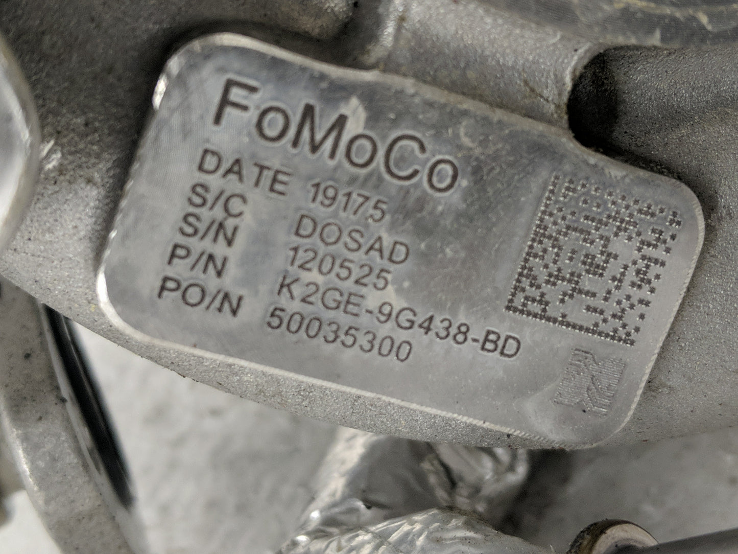 2019 Ford Edge Turbocharger Turbo Charger Super Charger Supercharger - Oemusedautoparts1.com