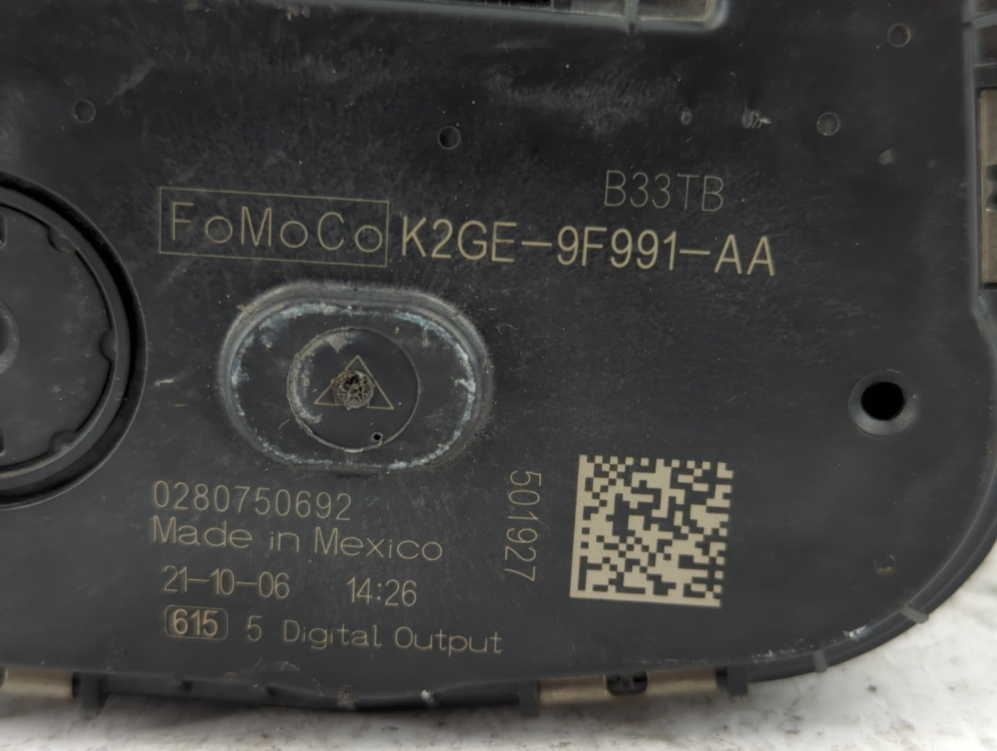 2019-2020 Ford Edge Throttle Body P/N:K2GE-9F991-AA Fits Fits 2019 2020 2021 2022 OEM Used Auto Parts - Oemusedautoparts1.co