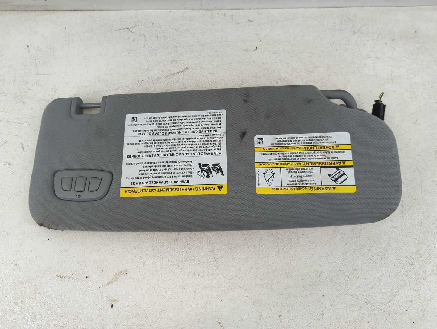 2020 Ford Explorer Sun Visor Shade Replacement Driver Left Mirror Fits OEM Used Auto Parts - Oemusedautoparts1.com