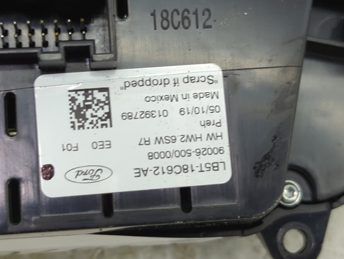 2020 Ford Explorer Climate Control Module Temperature AC/Heater Replacement P/N:LB5T-18C612-AE 90026-500/0008 Fits OEM Used