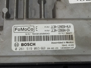 2018-2020 Ford F-150 PCM Engine Control Computer ECU ECM PCU OEM P/N:JL3A-12A650-ALA 0 261 S19 063 Fits Fits 2018 2019 2020 OEM Used Auto Parts