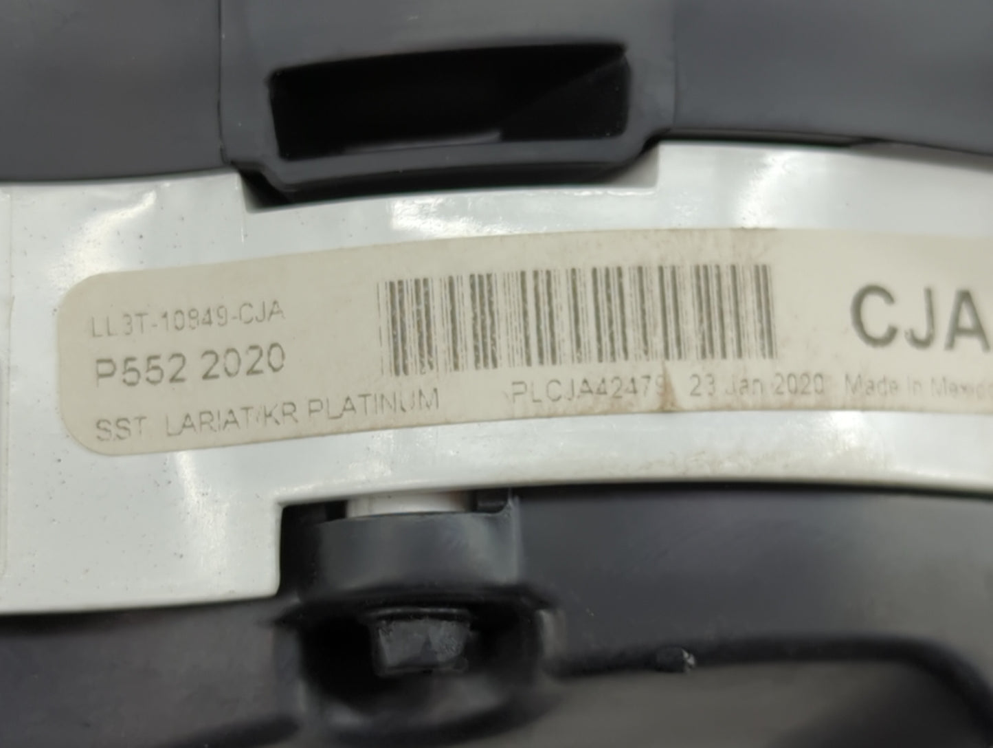 2019-2020 Ford F-150 Instrument Cluster Speedometer Gauges P/N:LL3T-10849-CJA Miles: Fits Fits 2019 2020 OEM Used Auto Parts