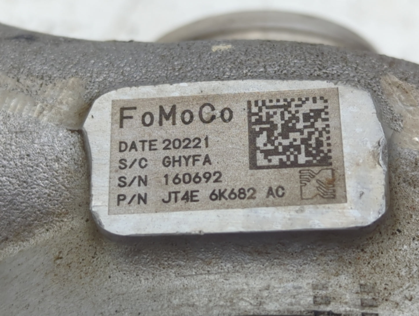 2018 Ford F-150 Turbocharger Turbo Charger Super Charger Supercharger - Oemusedautoparts1.com