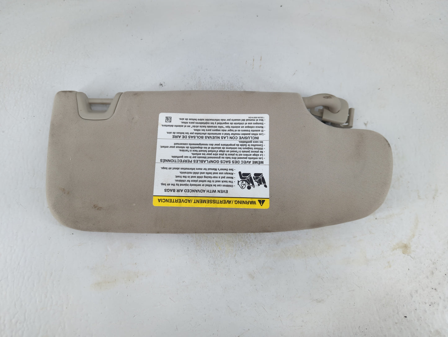 2017-2020 Ford Fusion Sun Visor Shade Replacement Driver Left Mirror Fits Fits 2017 2018 2019 2020 OEM Used Auto Parts - Oem