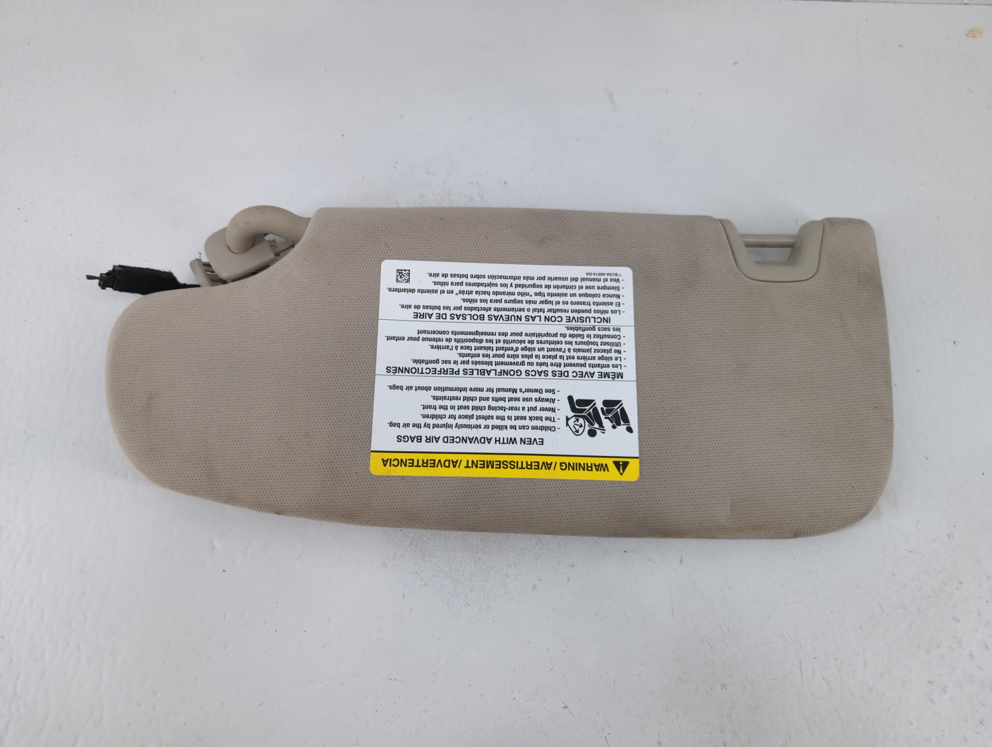 2017-2020 Ford Fusion Sun Visor Shade Replacement Passenger Right Mirror Fits Fits 2017 2018 2019 2020 OEM Used Auto Parts -