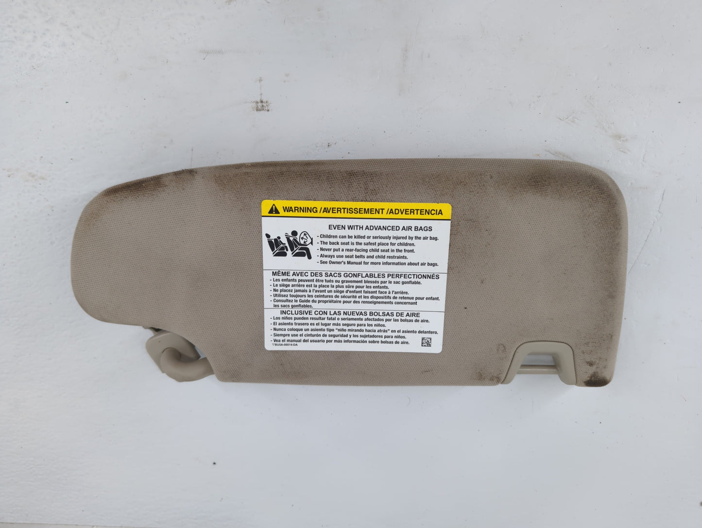 2017-2020 Ford Fusion Sun Visor Shade Replacement Driver Left Mirror Fits Fits 2017 2018 2019 2020 OEM Used Auto Parts - Oem
