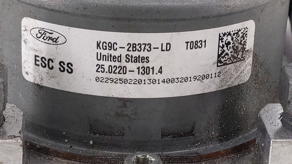 2019-2020 Ford Fusion Anti-Lock Brake ABS Pump Module Actuator OEM P/N:KG9C-2B373-LD KG9C-2B373-LC Fits Fits 2019 2020 OEM U