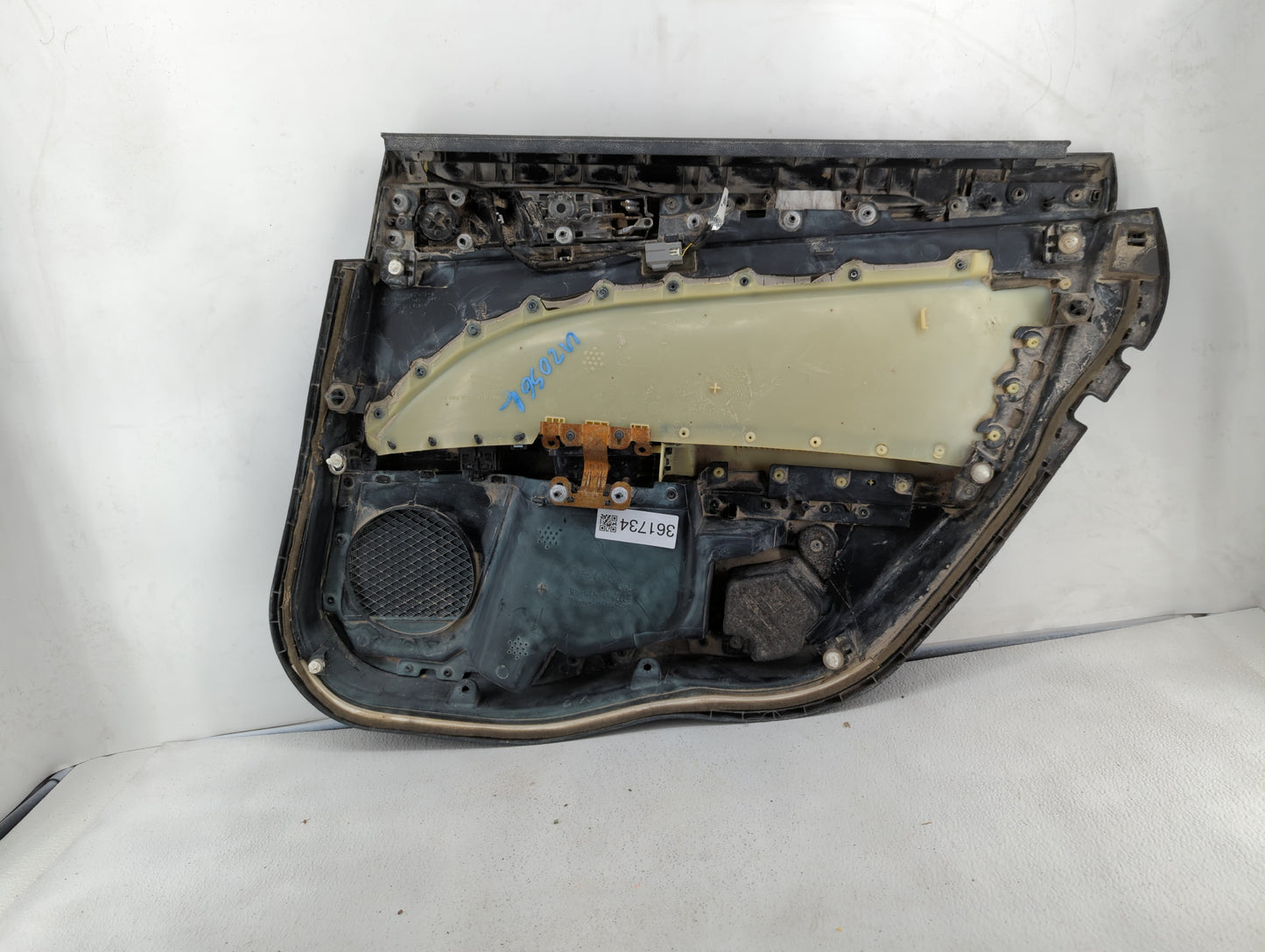 2020 Ford Fusion Rear Left Driver Interior Door Panel Trim Black - Oemusedautoparts1.com