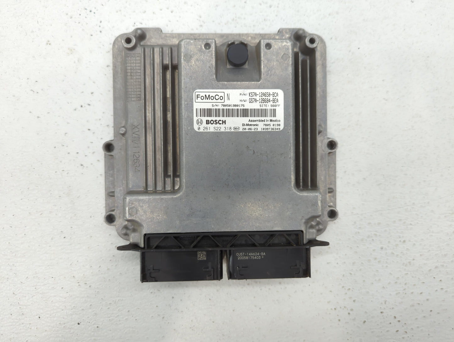 2020 Ford Fusion PCM Engine Control Computer ECU ECM PCU OEM P/N:GS7A-12B684-BEA KS7A-12A650-BCA Fits OEM Used Auto Parts -
