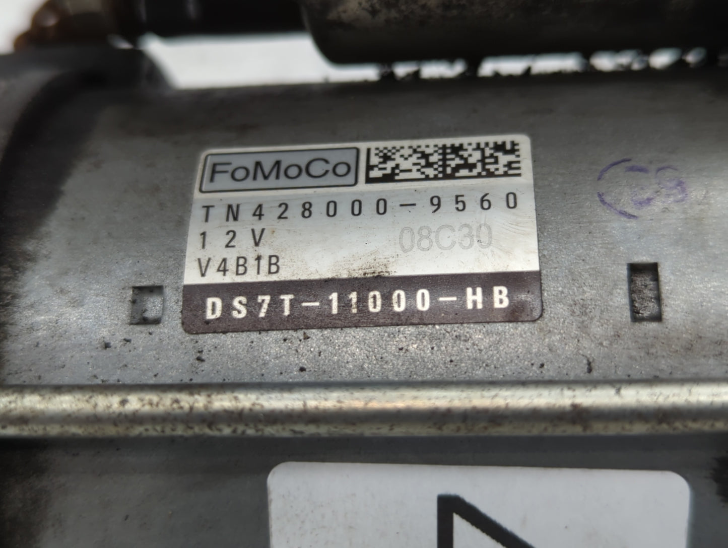 2013-2020 Ford Fusion Car Starter Motor Solenoid OEM P/N:DS7T-11000-HB Fits Fits 2013 2014 2015 2016 2017 2018 2019 2020 OEM