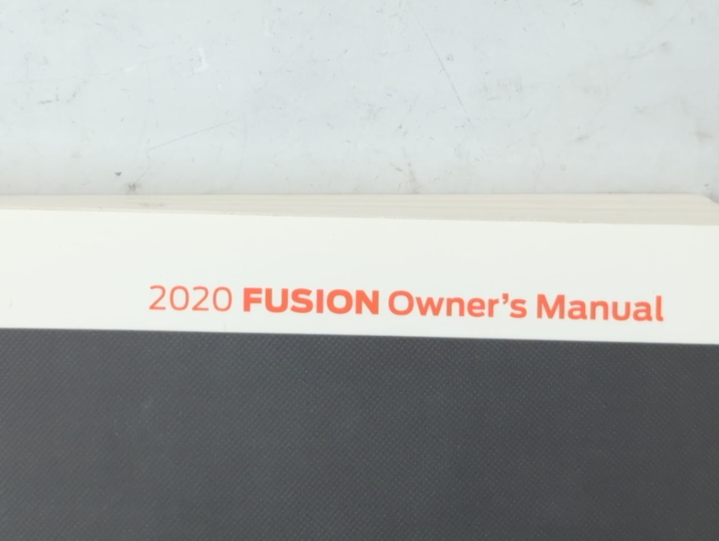 2020 Ford Fusion Owners Manual Book Guide OEM Used Auto Parts - Oemusedautoparts1.com