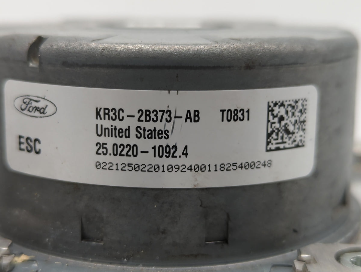 2019-2022 Ford Mustang Anti-Lock Brake ABS Pump Module Actuator OEM P/N:KR3C-2B373-AB KR3C-2C219-AB Fits Fits 2019 2020 2021