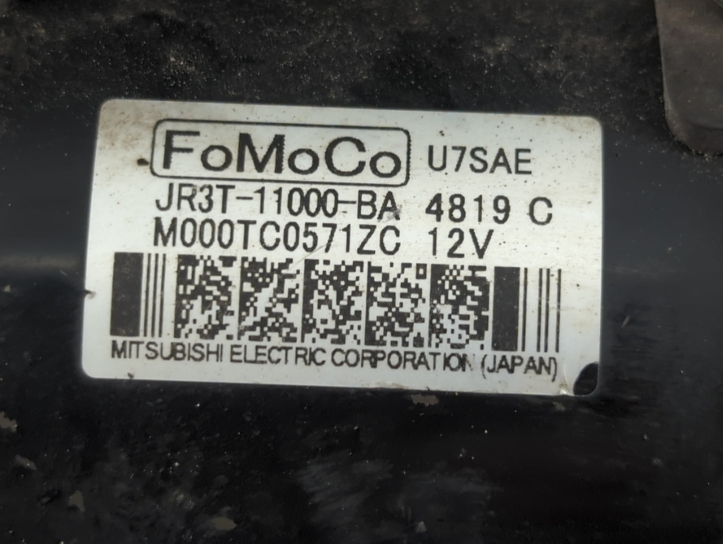 2018-2022 Ford Mustang Car Starter Motor Solenoid OEM P/N:JR3T-11000-BA Fits Fits 2018 2019 2020 2021 2022 OEM Used Auto Par