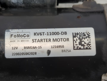 2019-2021 Ford Transit Car Starter Motor Solenoid OEM P/N:KV6T-11000-DB Fits Fits 2019 2020 2021 OEM Used Auto Parts