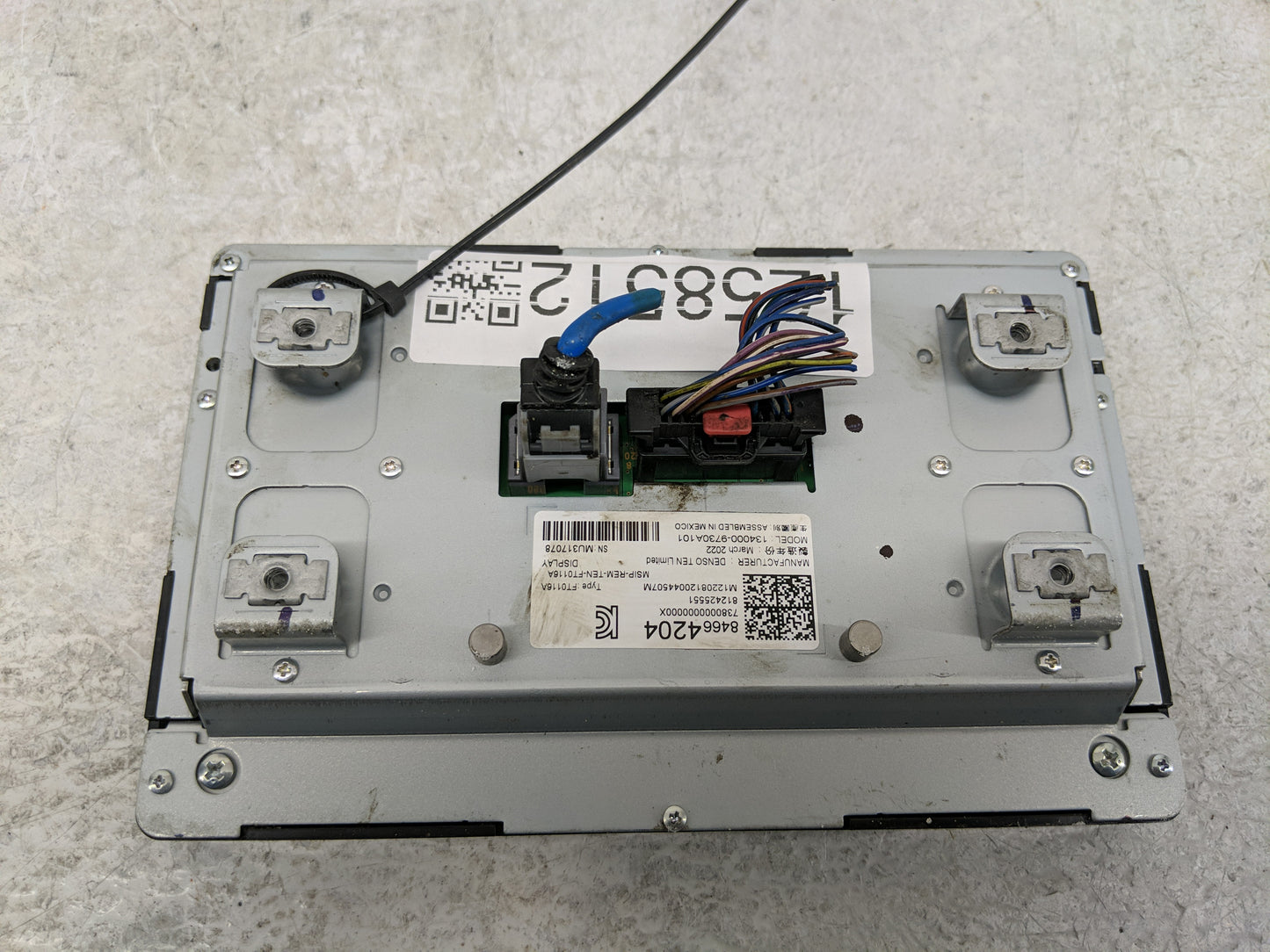 2020 Gmc Sierra 1500 Radio AM FM Cd Player Receiver Replacement P/N:84664204 Fits OEM Used Auto Parts - Oemusedautoparts1.co