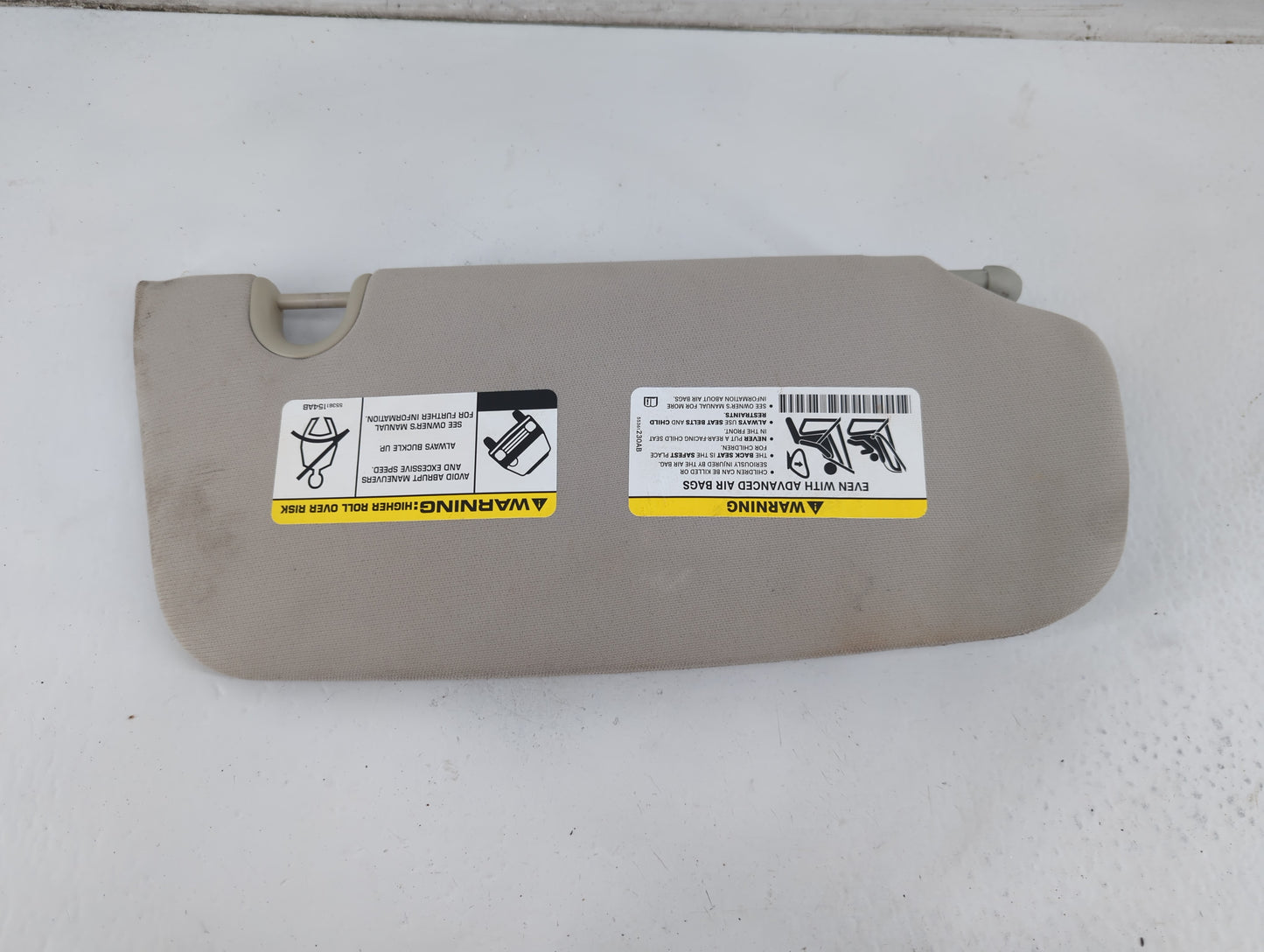 2020 Gmc Terrain Sun Visor Shade Replacement Driver Left Mirror Fits OEM Used Auto Parts - Oemusedautoparts1.com