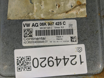 2020-2022 Gmc Terrain PCM Engine Control Computer ECU ECM PCU OEM P/N:06K 907 425 C 12702989 Fits Fits 2020 2021 2022 OEM Used Auto Parts