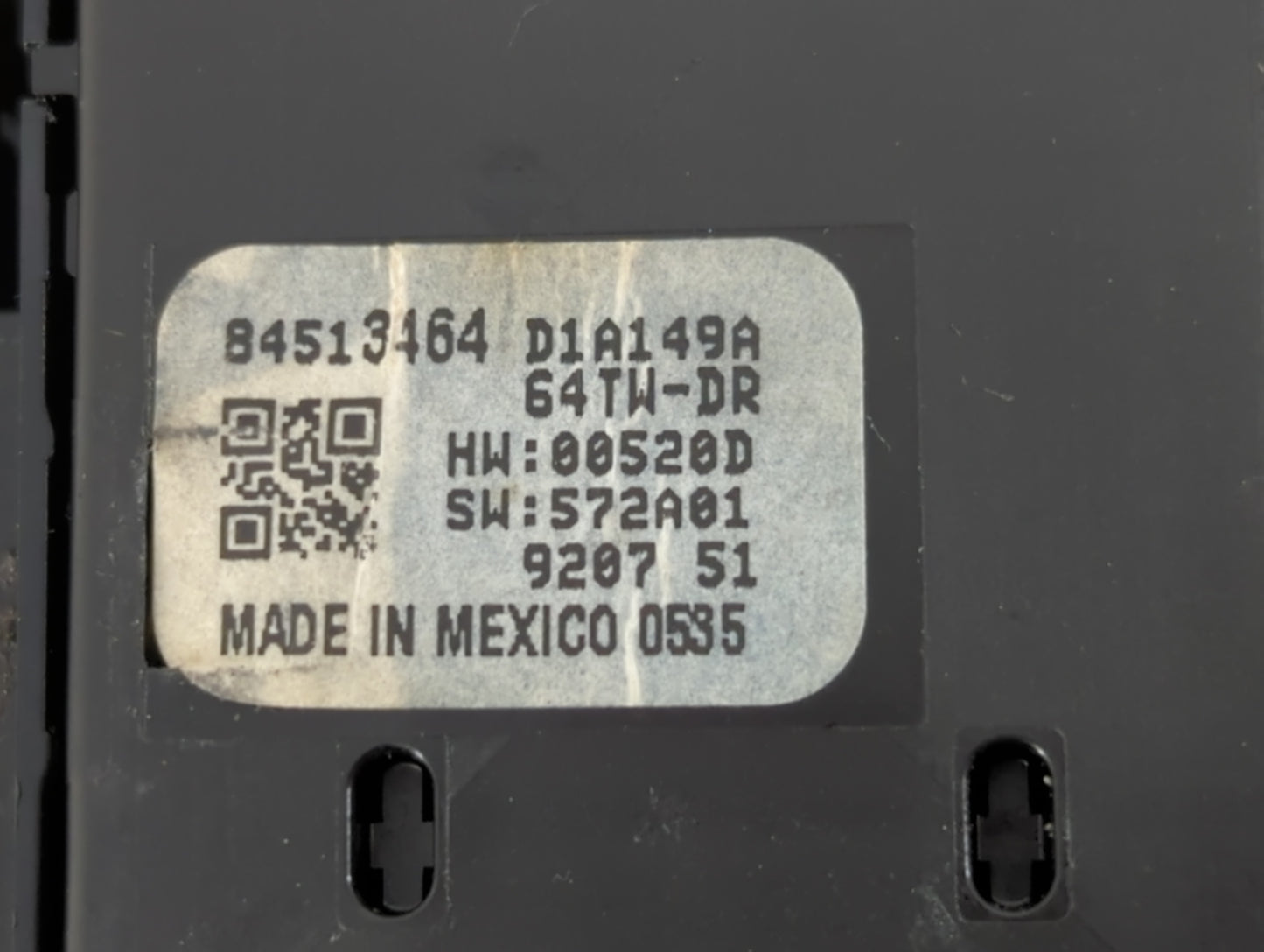 2020 Gmc Terrain Master Power Window Switch Replacement Driver Side Left P/N:84513464 Fits Fits 2016 2017 2018 2019 2021 202