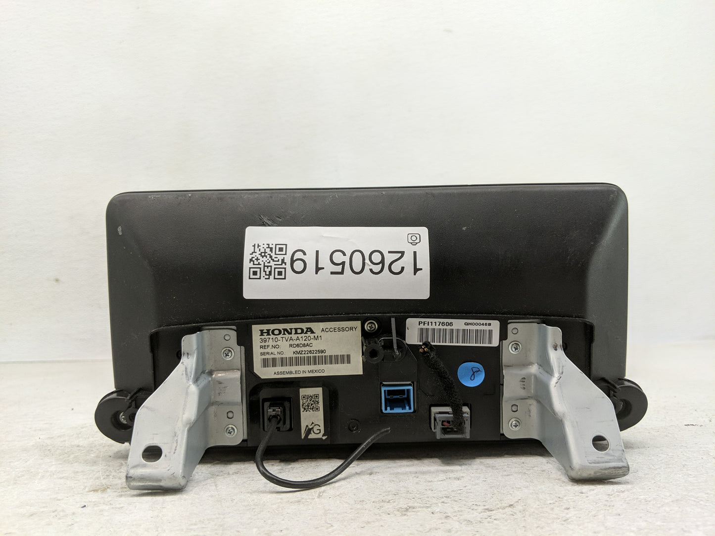 2020 Honda Accord Radio AM FM Cd Player Receiver Replacement P/N:39710-TVA-A120-M1 Fits OEM Used Auto Parts - Oemusedautopar