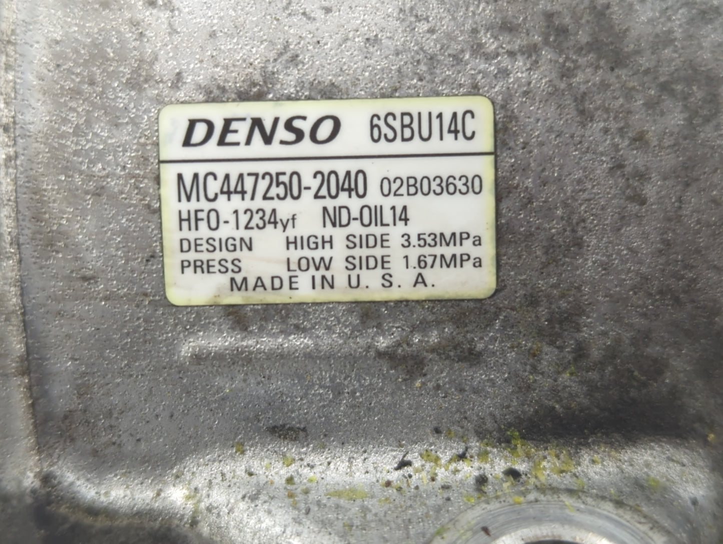 2018-2022 Honda Accord Air Conditioning A/c Ac Compressor Oem - Oemusedautoparts1.com