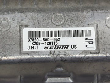 2020 Honda Accord PCM Engine Control Computer ECU ECM PCU OEM P/N:37820-6A0-952 Fits OEM Used Auto Parts