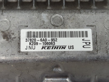 2020 Honda Accord PCM Engine Control Computer ECU ECM PCU OEM P/N:37820-6A0-952 Fits OEM Used Auto Parts