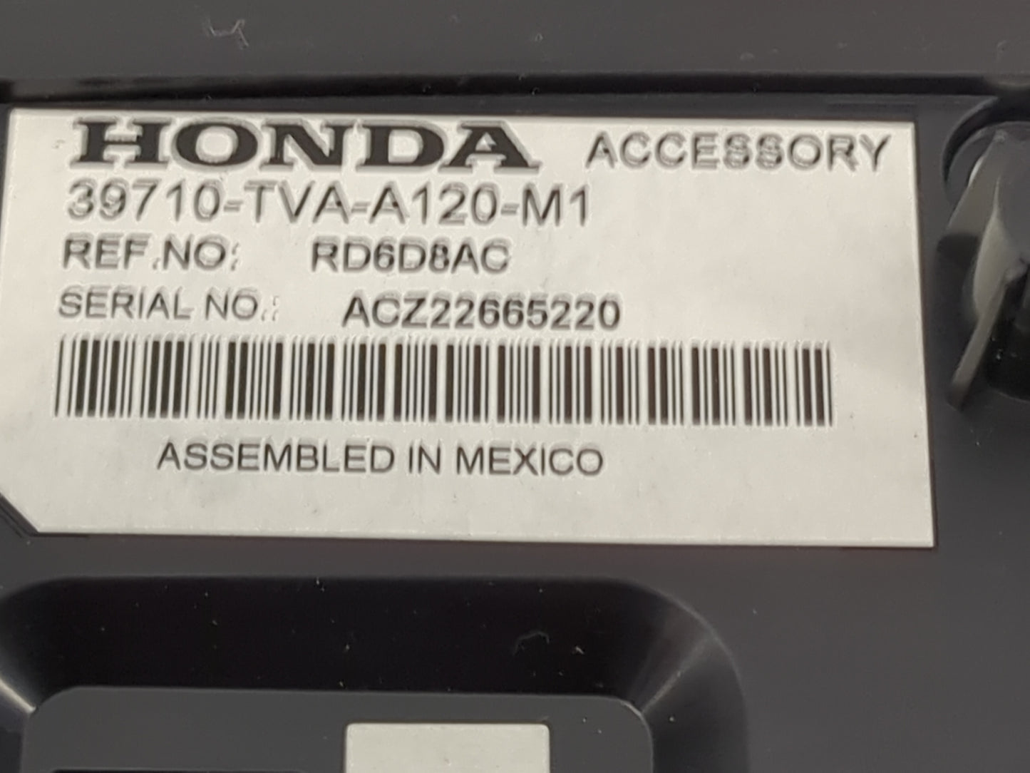 2018-2020 Honda Accord Information Display Screen - Oemusedautoparts1.com