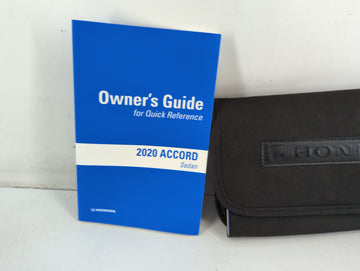 2020 Honda Accord Owners Manual Book Guide P/N:0G-11006 31TVAG20, 00X31-TVA-G200 OEM Used Auto Parts