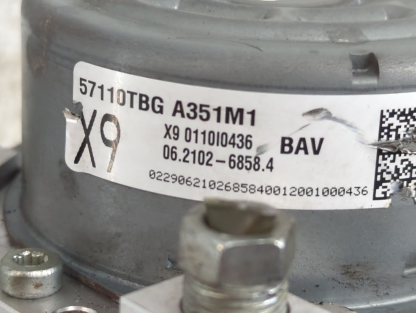 2019-2021 Honda Civic ABS Pump Control Module Replacement P/N:57110TBG A351M1 Fits Fits 2019 2020 2021 OEM Used Auto Parts -