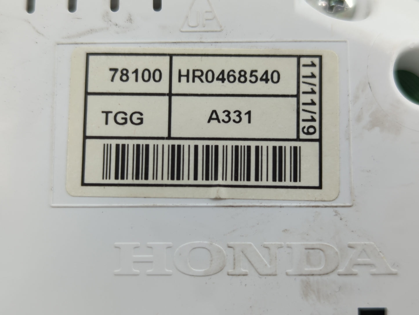 2020-2021 Honda Civic Instrument Cluster Speedometer Gauges P/N:HR0468540 Fits Fits 2020 2021 OEM Used Auto Parts - Oemuseda