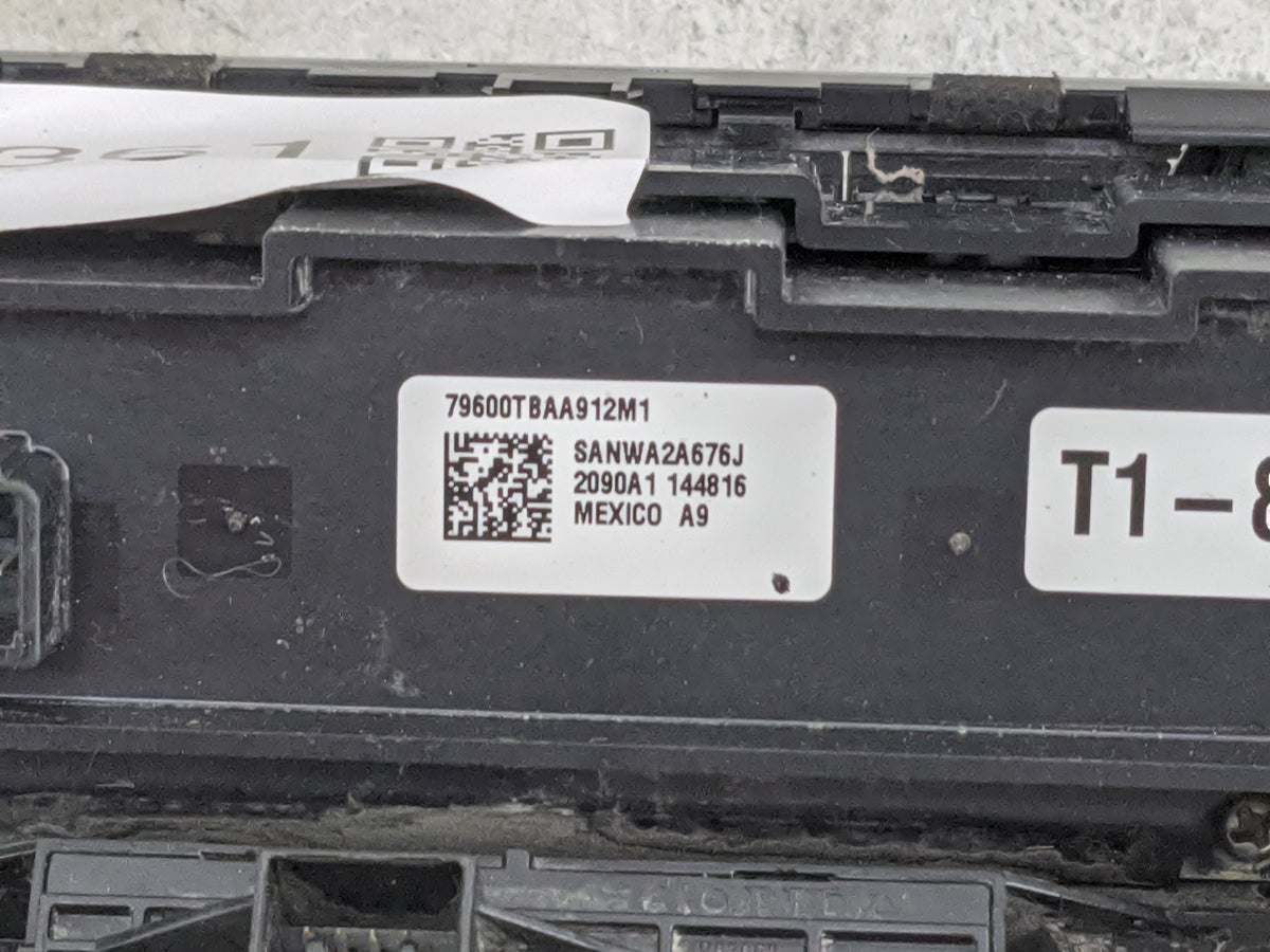 2016-2021 Honda Civic Climate Control Module Temperature AC/Heater Replacement P/N:79600TBAA912M1 SANWA2A676J Fits OEM Used