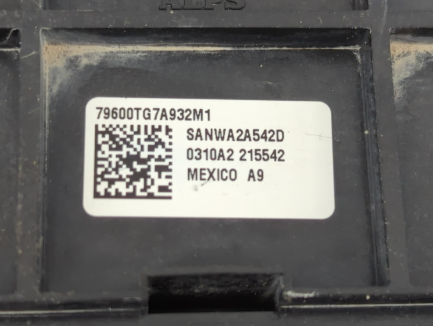 2019-2020 Honda Pilot Climate Control Module Temperature AC/Heater Replacement Fits Fits 2019 2020 OEM Used Auto Parts - Oem