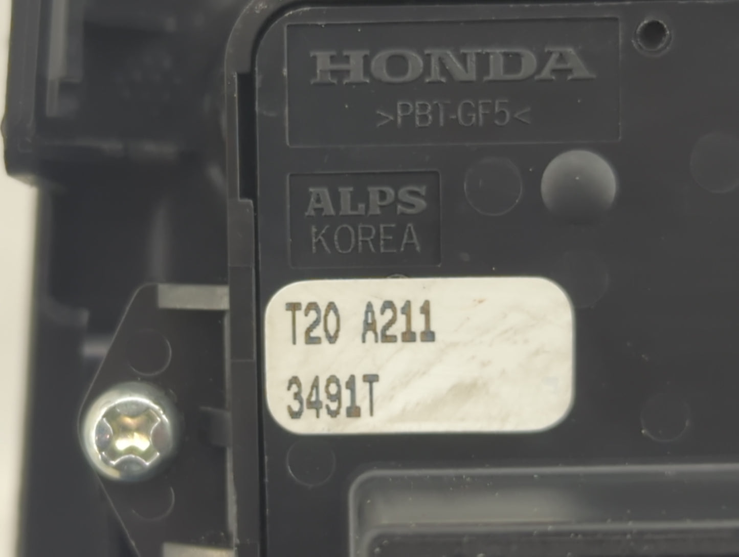 2019-2022 Honda Pilot Master Power Window Switch Replacement Driver Side Left P/N:T20 A211 Fits Fits 2019 2020 2021 2022 OEM