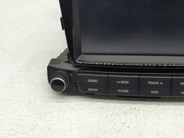 2018-2022 Hyundai Accent Radio AM FM Cd Player Receiver Replacement P/N:96160J0000URD Fits Fits 2018 2019 2020 2021 2022 OEM Used Auto Parts