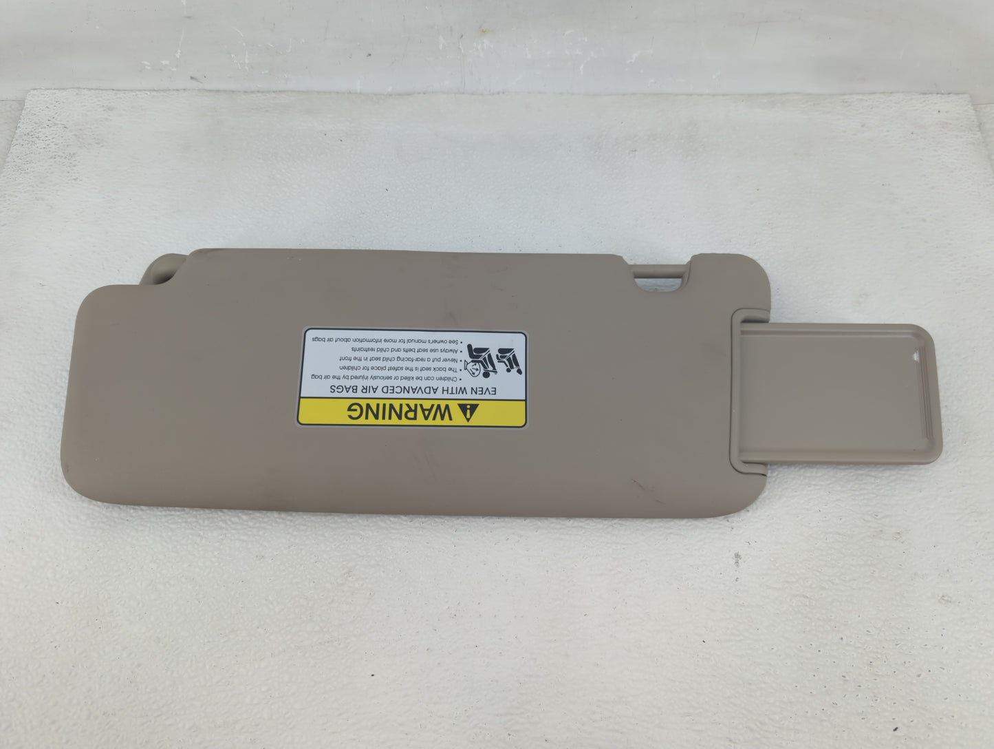 2018-2020 Hyundai Elantra Sun Visor Shade Replacement Passenger Right Mirror Fits Fits 2018 2019 2020 OEM Used Auto Parts -