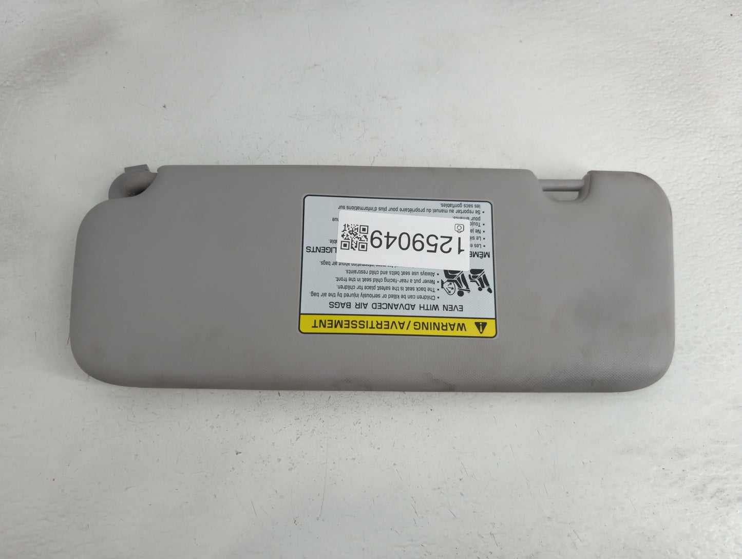 2017-2020 Hyundai Elantra Sun Visor Shade Replacement Passenger Right Mirror Fits Fits 2017 2018 2019 2020 OEM Used Auto Par