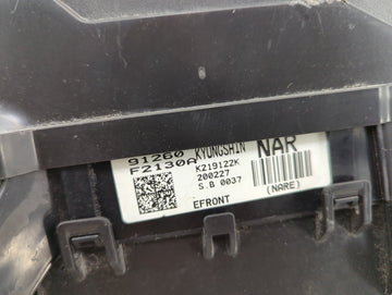 2019-2020 Hyundai Elantra Fusebox Fuse Box Panel Relay Module P/N:91260 F2130A Fits Fits 2019 2020 OEM Used Auto Parts