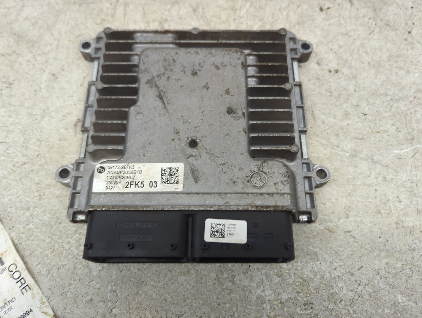 2020 Hyundai Elantra PCM Engine Control Computer ECU ECM PCU OEM P/N:39172-2EFK5 39173-2EFK5, ADAUP2US6B1B, A3C0022880301 Fi