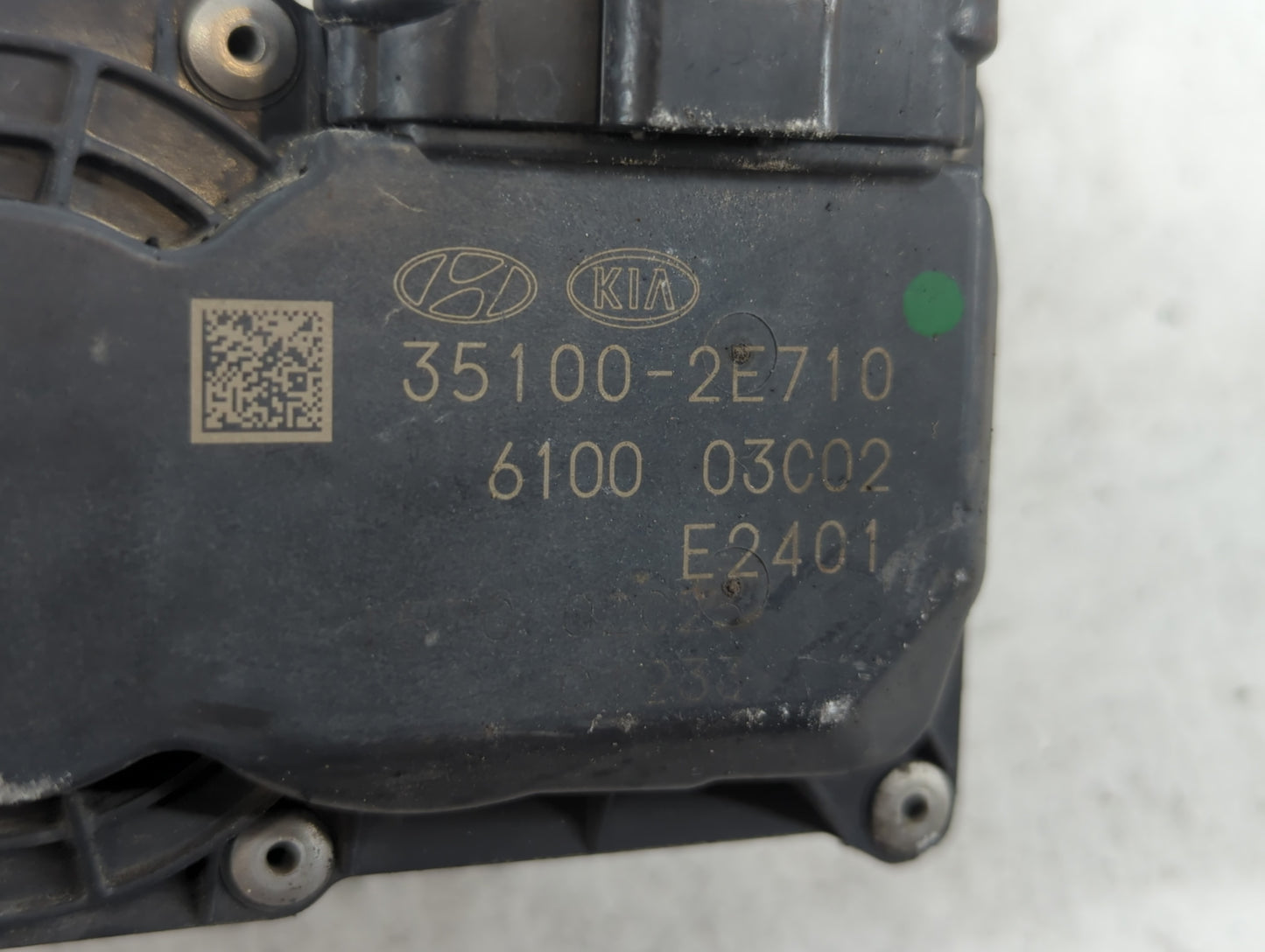 2011-2020 Hyundai Elantra Throttle Body P/N:6100 03C02 35100-2E710 Fits OEM Used Auto Parts - Oemusedautoparts1.com