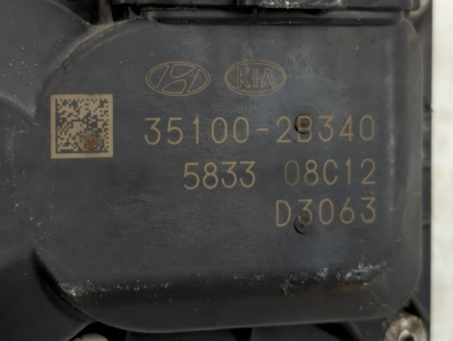 2017-2020 Hyundai Elantra Throttle Body P/N:5833 08C12 35100-2B340 Fits Fits 2015 2016 2017 2018 2019 2020 2021 2022 OEM Use