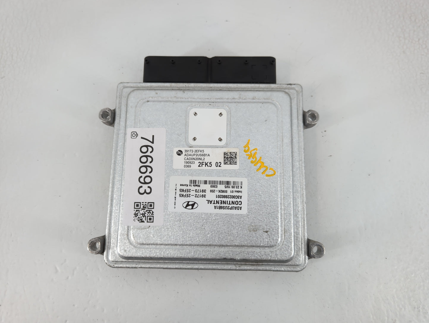 2020 Hyundai Elantra PCM Engine Control Computer ECU ECM PCU OEM P/N:39173-2EFK5 39172-2EFK5 Fits OEM Used Auto Parts - Oemu