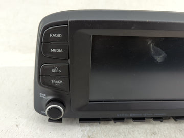 2019-2021 Hyundai Kona Radio AM FM Cd Player Receiver Replacement P/N:96160-J9160TMT Fits Fits 2019 2020 2021 OEM Used Auto Parts