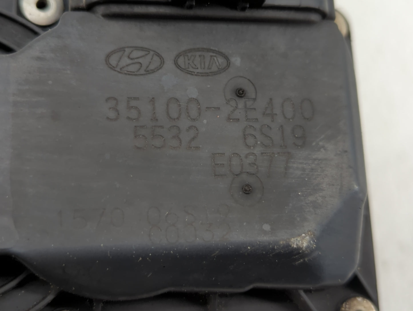 2018-2021 Hyundai Kona Throttle Body P/N:35100-2E400 Fits Fits 2012 2013 2014 2015 2016 2018 2019 2020 2021 OEM Used Auto Pa
