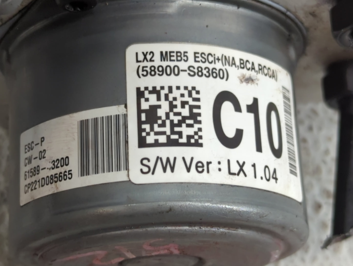 2020-2022 Hyundai Palisade ABS Pump Control Module Replacement P/N:58900-S8360 Fits Fits 2020 2021 2022 OEM Used Auto Parts