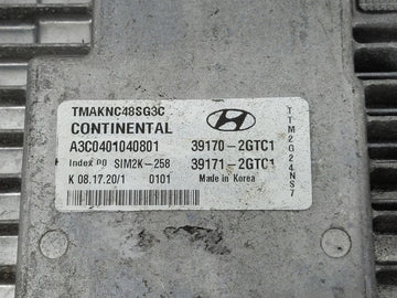 2020 Hyundai Santa Fe PCM Engine Control Computer ECU ECM PCU OEM P/N:39173-2GTE1 39172-2GTE1 Fits OEM Used Auto Parts