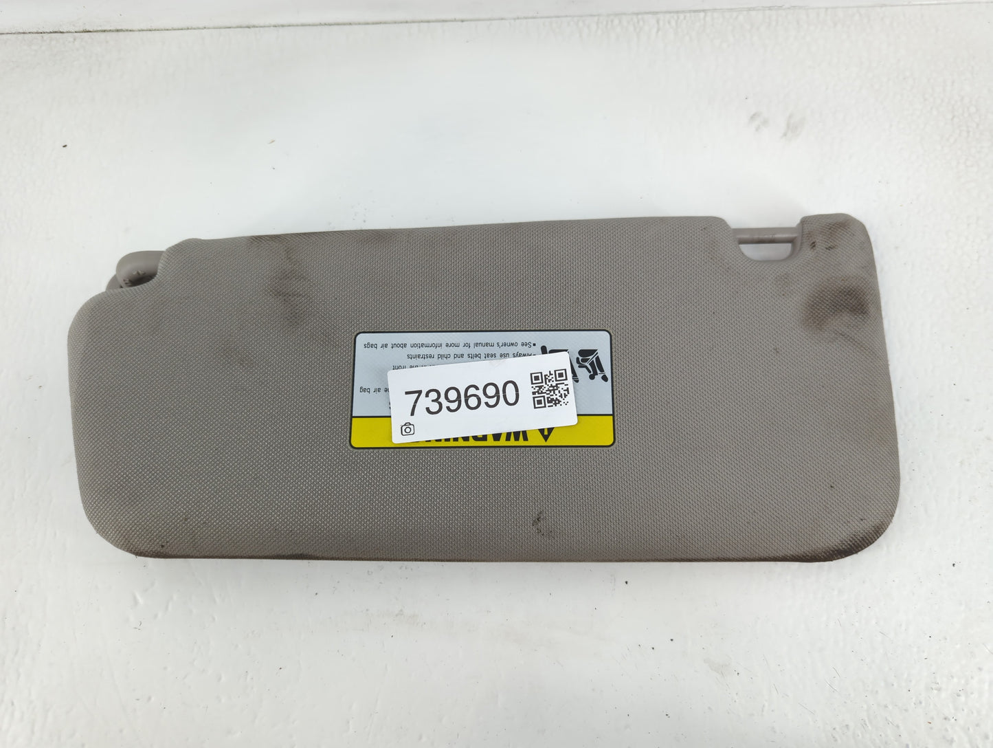 2019-2021 Hyundai Santa Fe Sun Visor Shade Replacement Passenger Right Mirror Fits Fits 2019 2020 2021 OEM Used Auto Parts -