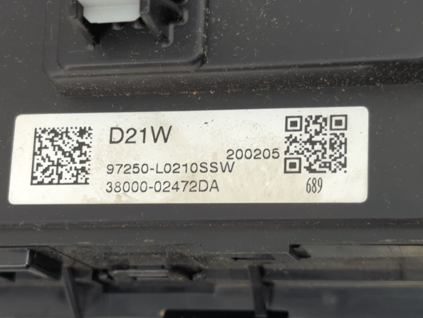 2020-2023 Hyundai Sonata Climate Control Module Temperature AC/Heater Replacement P/N:97250-L0210SSW 38000-02472DA Fits OEM