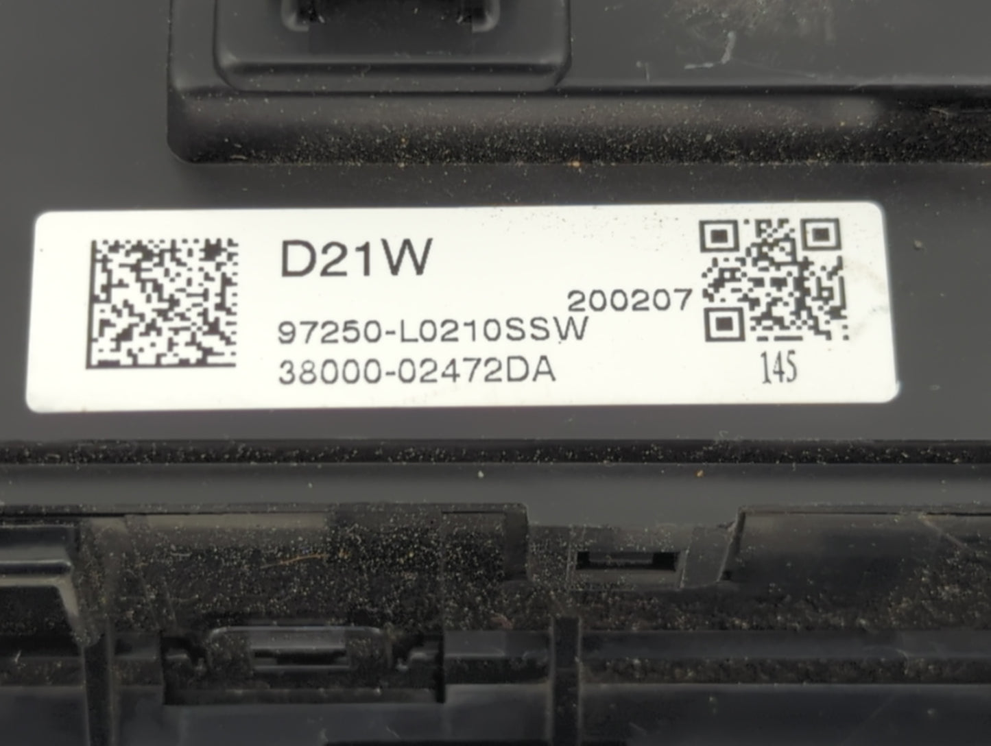 2020-2023 Hyundai Sonata Climate Control Module Temperature AC/Heater Replacement P/N:97250-L0210SSW 38000-02472DA Fits OEM